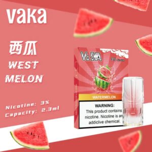 【限時福利：買 8送主機/6送盒煙彈】 VAKA 發光一代煙彈 沈浸於 2.3ml 澎湃載油的深度洗禮 每一口皆是絲絨般的細膩享受 台灣現貨