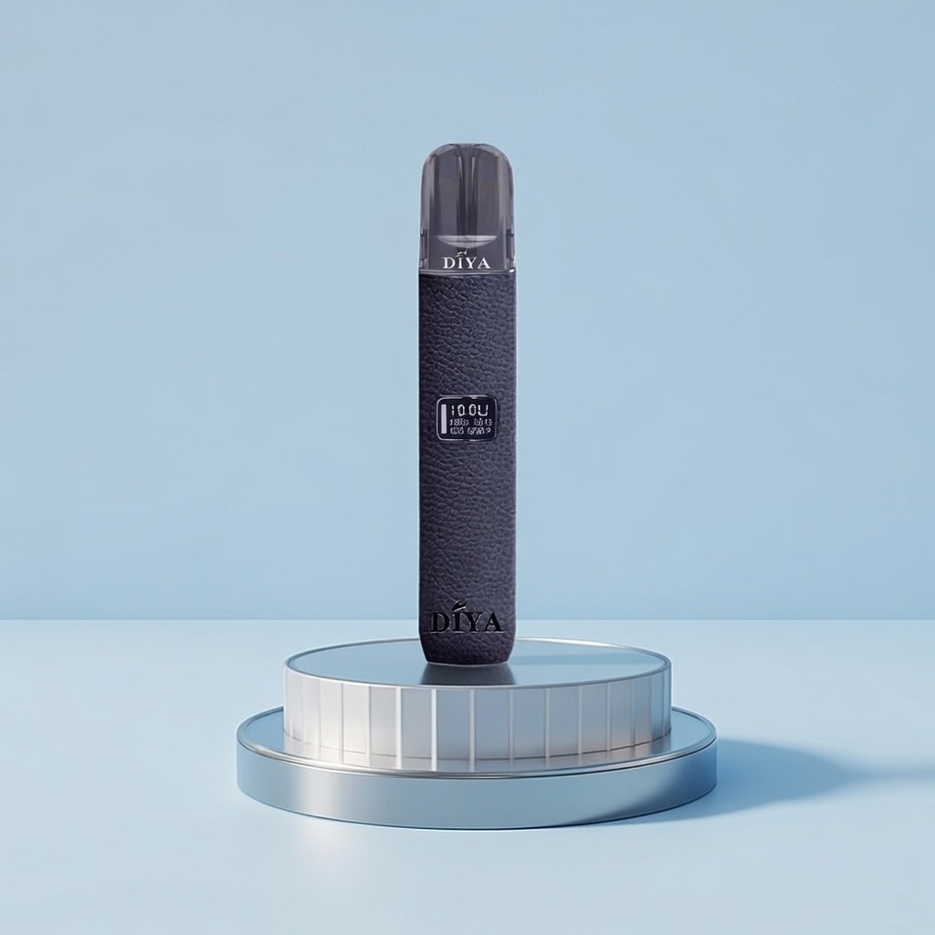 叮啞 DIYA 一代通用神機 搭載 LED 動態視覺監控 10W綻放深沉飽滿的喉感弧線 手工皮革包覆細膩掌心餘溫 適配一代煙彈 台灣現貨:圖片 4